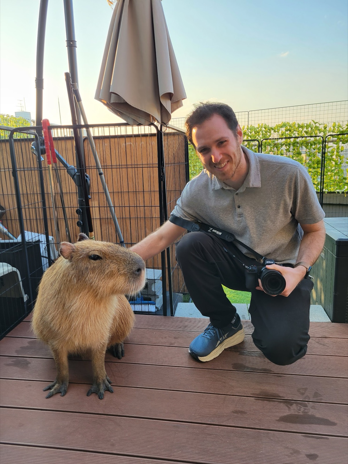 Me & a Capybara