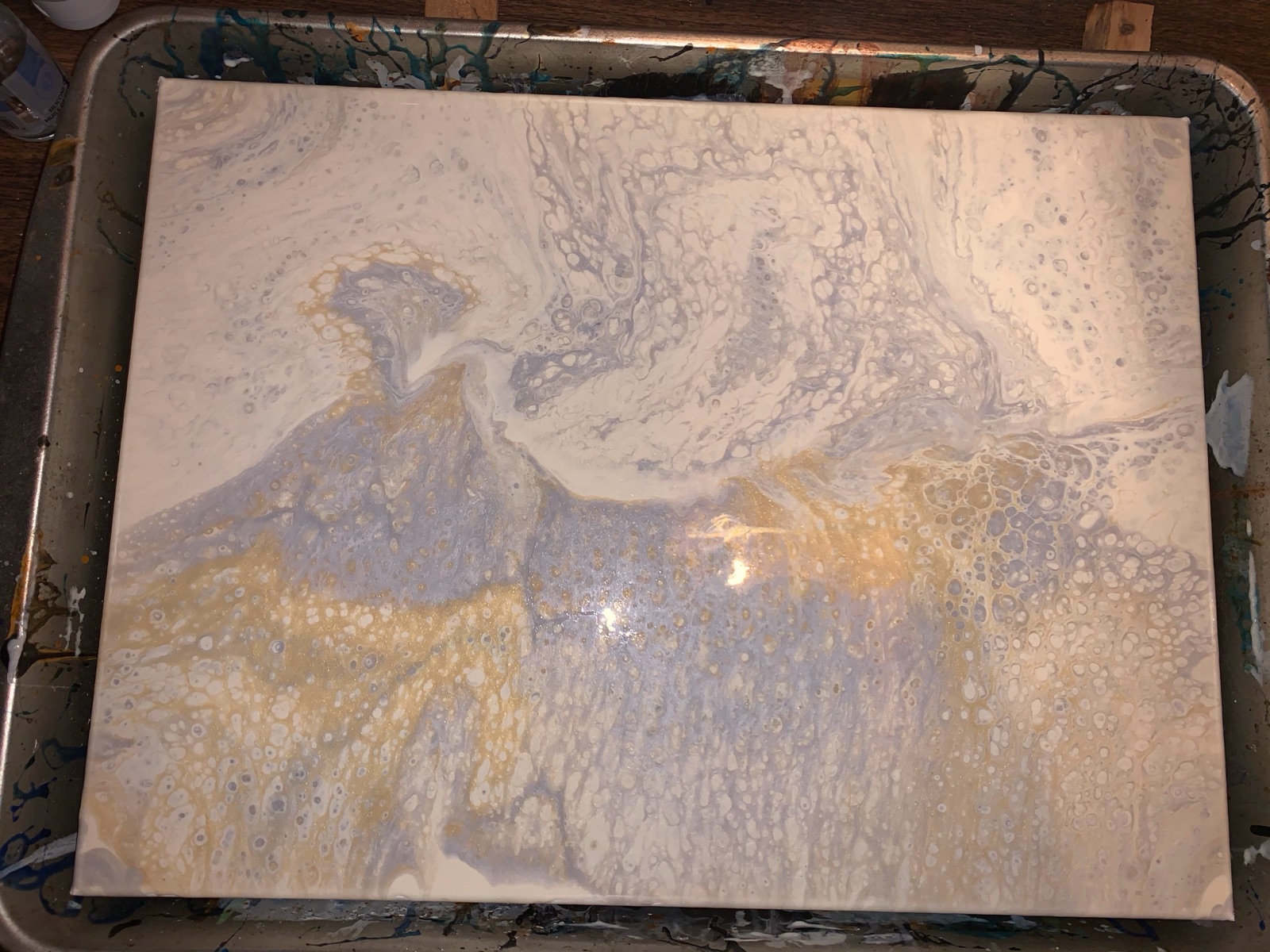 Gold, Silver & White
